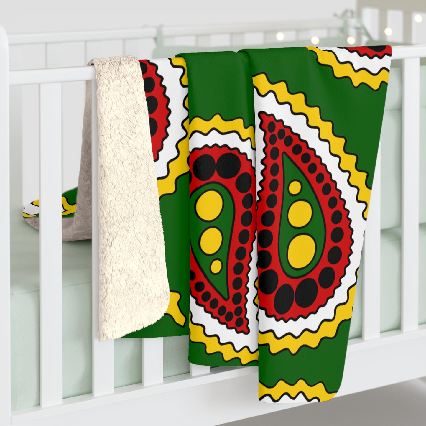 Zimbabwe Retro Paisley Blanket Throw