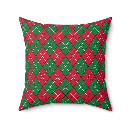 Maldives Retro Argyle Cushion Pillow