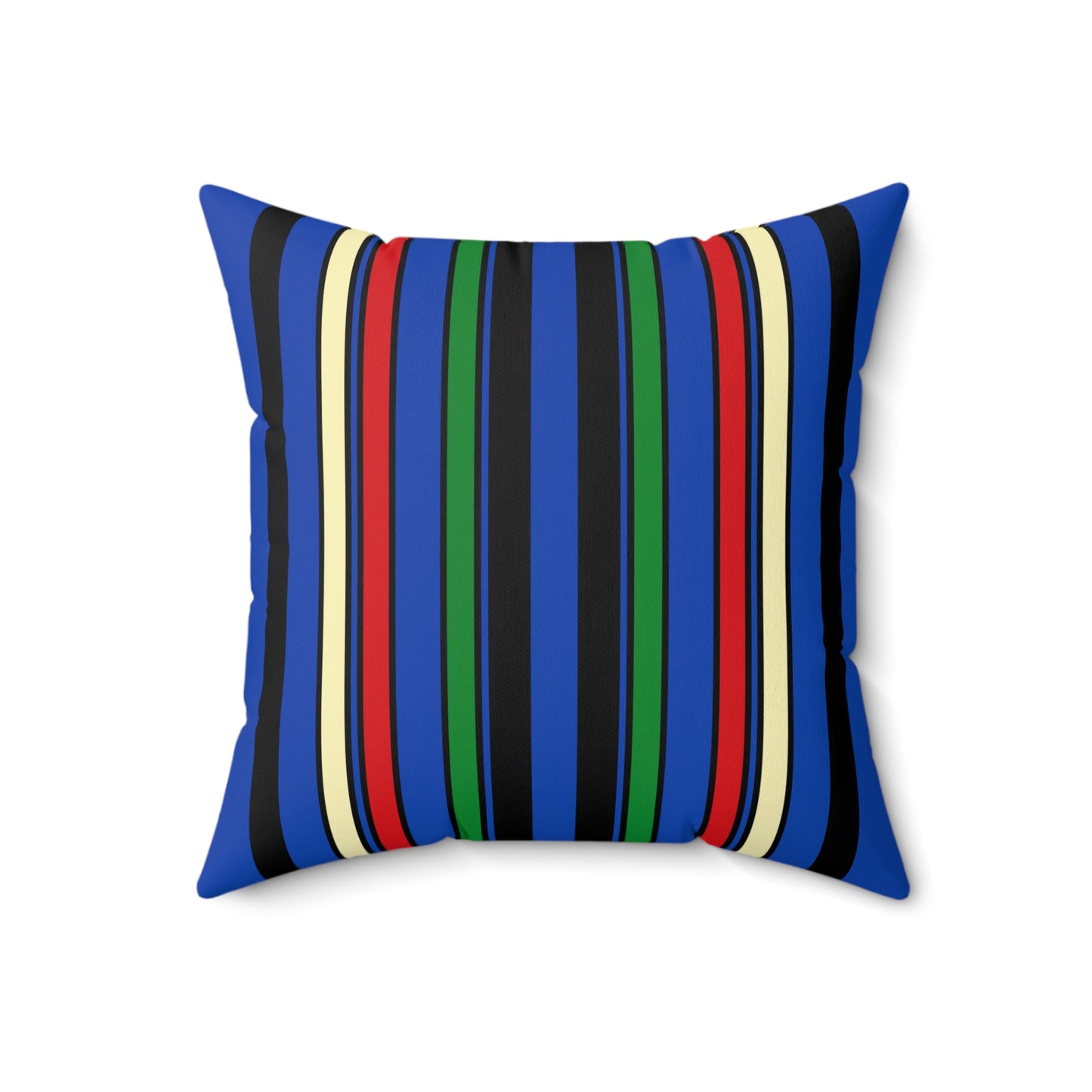 South Sudan Retro Stripes Cushion Pillow