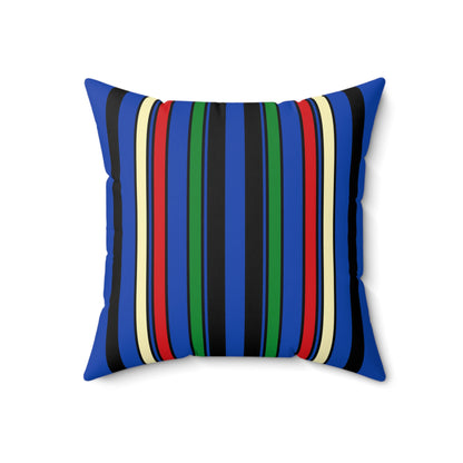 South Sudan Retro Stripes Cushion Pillow