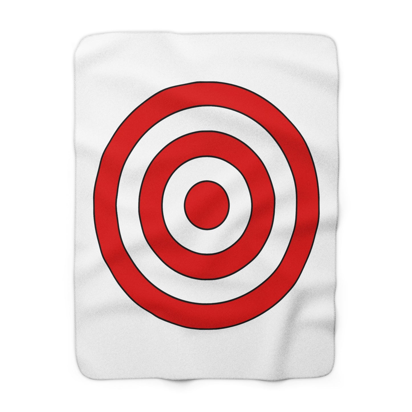 Singapore Retro Target Blanket Throw