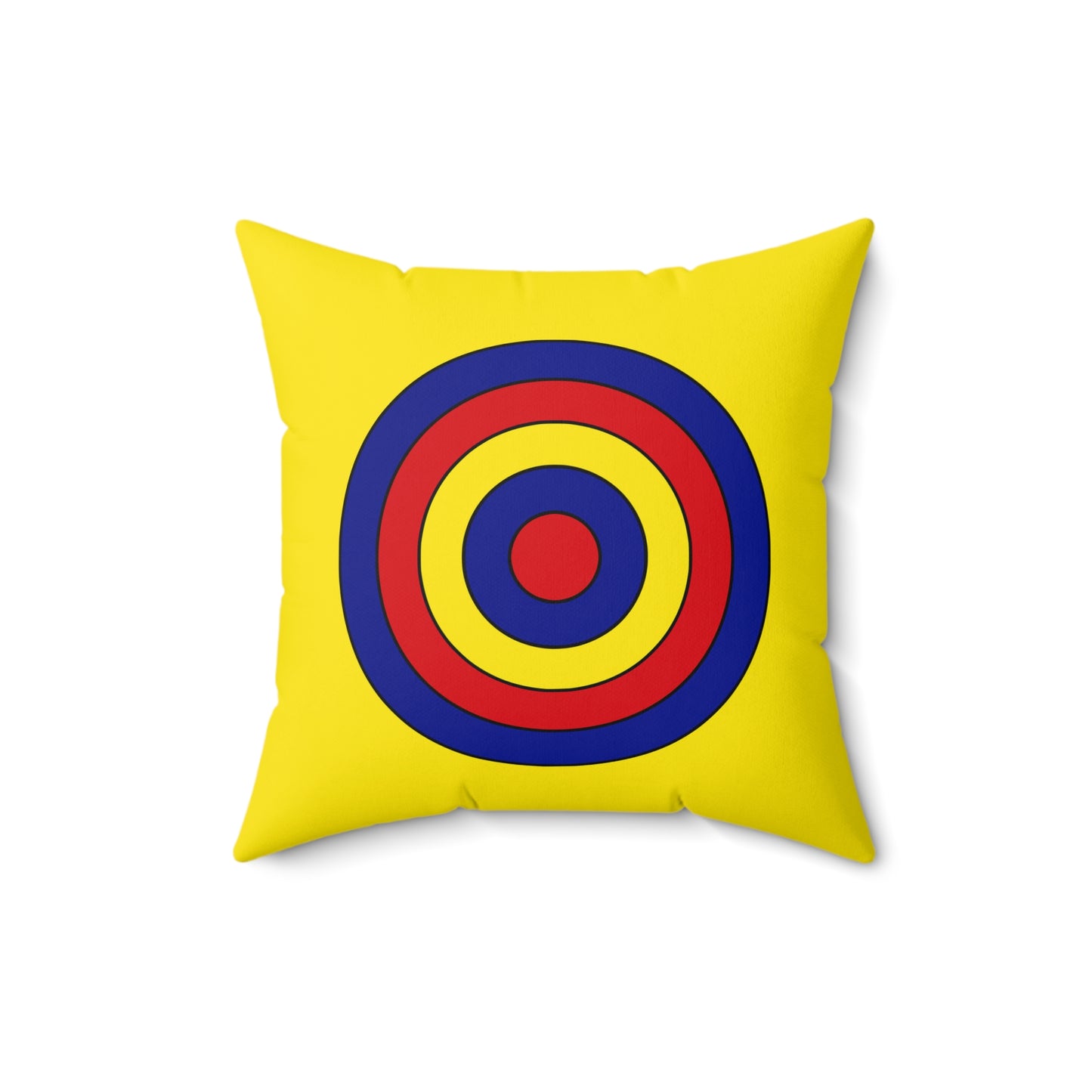 Colombia Retro Target Cushion Pillow