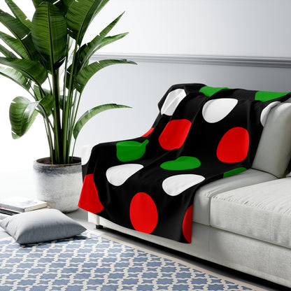 Sudan Retro Polka Dots Blanket Throw