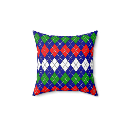 Gambia Retro Argyle Cushion Pillow