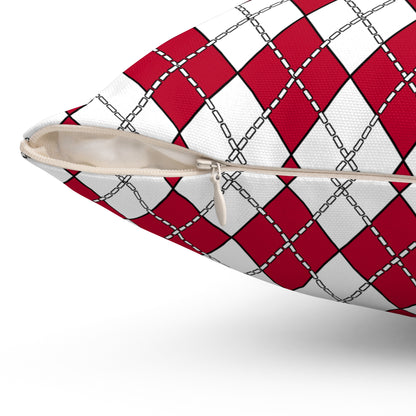 Japan Retro Argyle Cushion Pillow