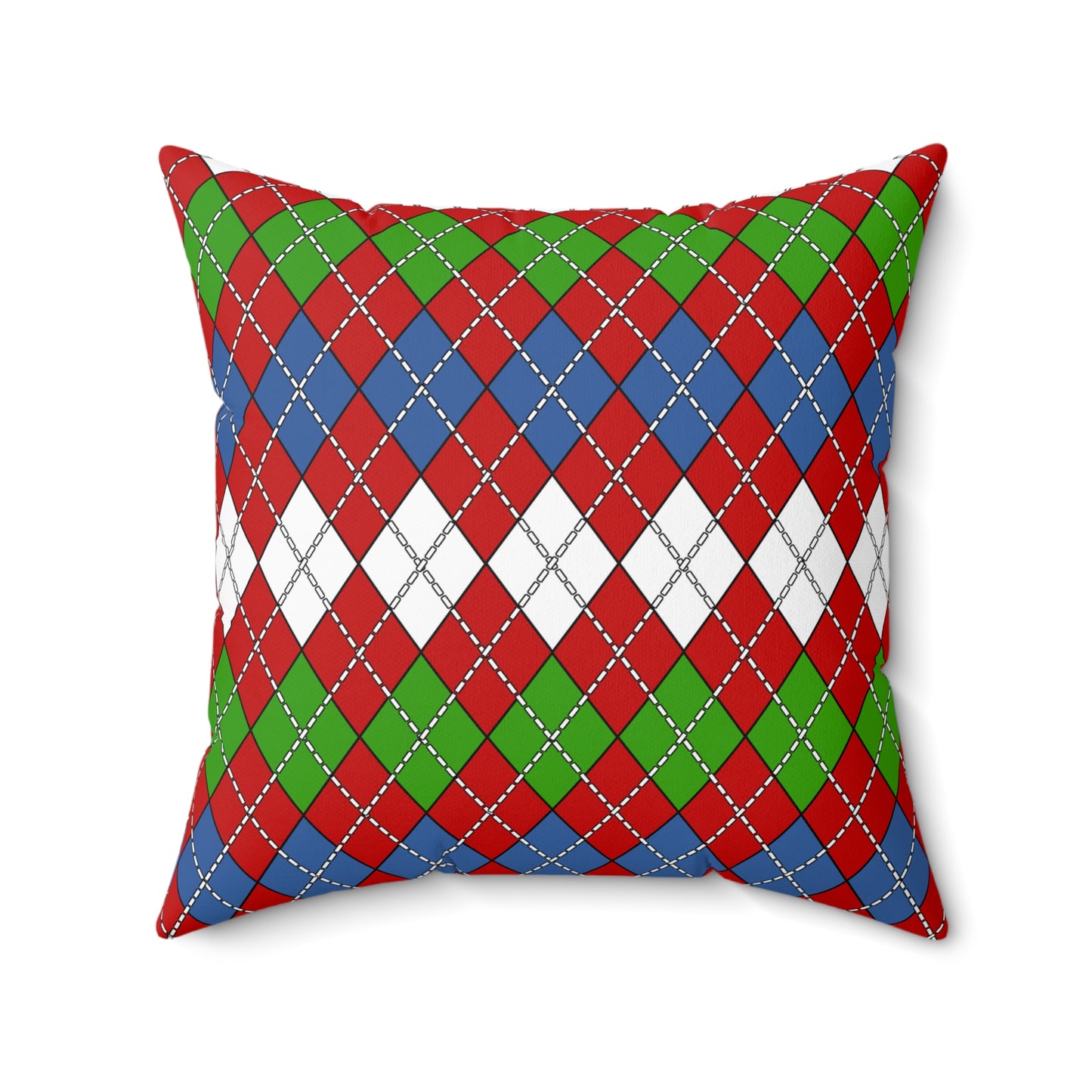 Namibia Retro Argyle Cushion Pillow