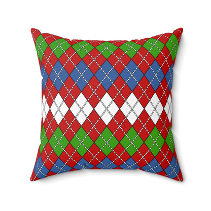 Namibia Retro Argyle Cushion Pillow