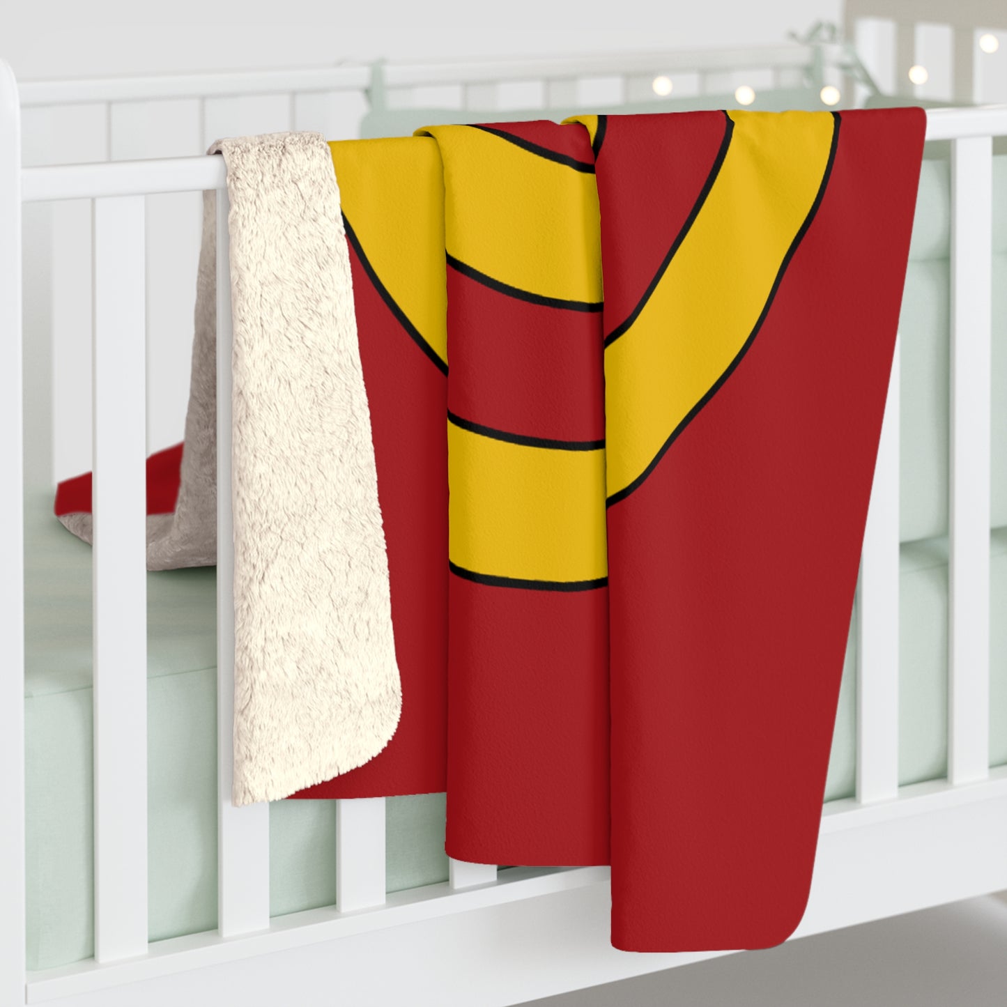 Spain Retro Target Blanket Throw