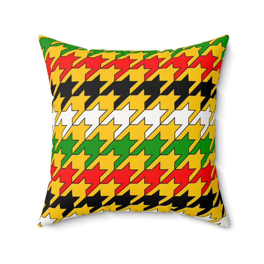 Mozambique Retro Houndstooth Cushion Pillow