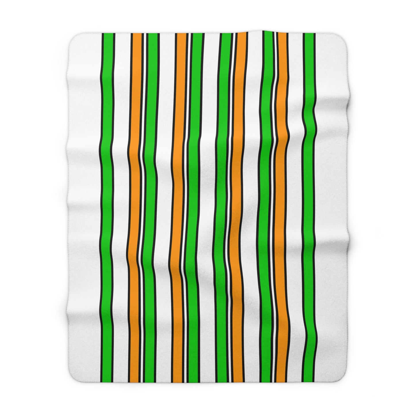 Cote Divoire Retro Stripes Blanket Throw