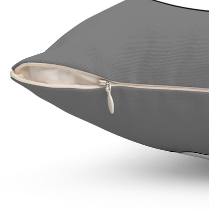 Grey, White Retro Target Cushion Pillow