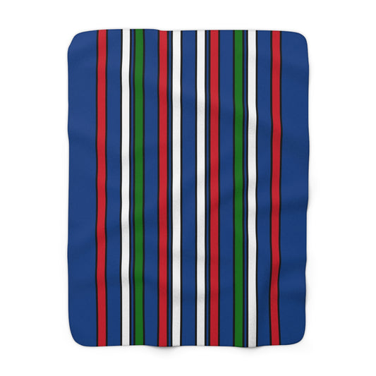 Belize Retro Stripes Blanket Throw