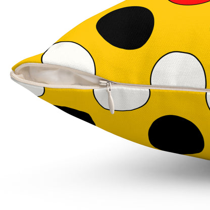 Mozambique Retro Polka Dots Cushion Pillow