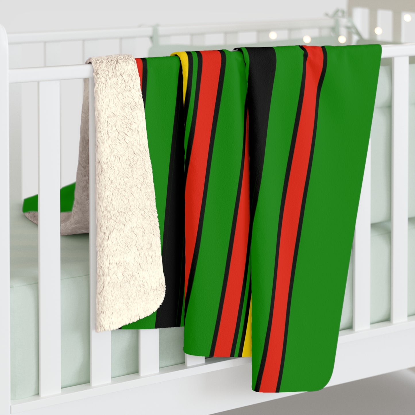 Dominica Retro Stripes Blanket Throw