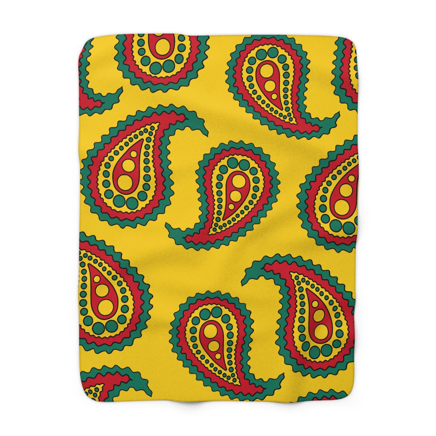 Cameroon Retro Paisley Blanket Throw