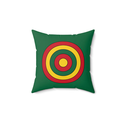 Ghana Retro Target Cushion Pillow