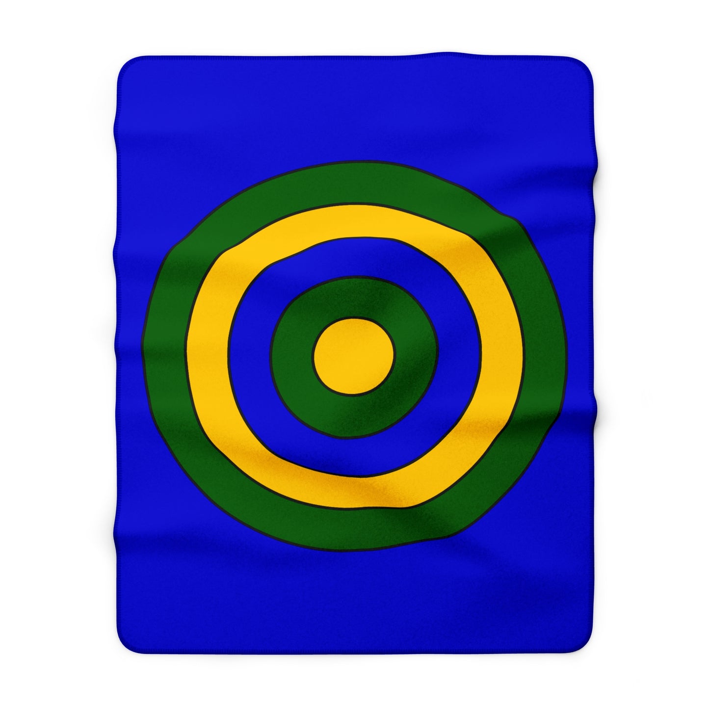 Solomon Islands Retro Target Blanket Throw