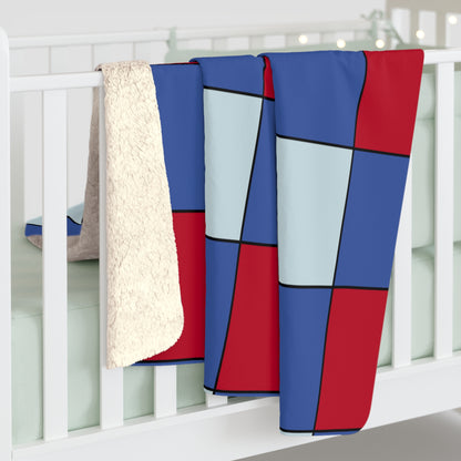Guam Retro Check Blanket Throw