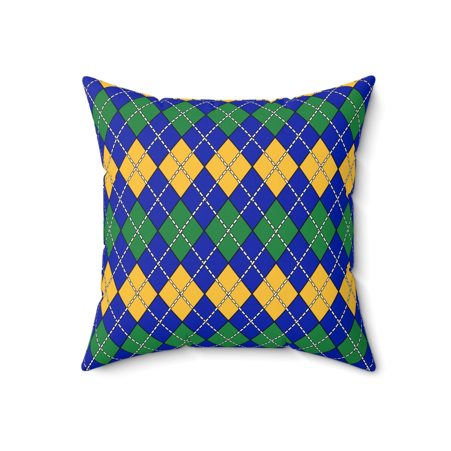 Christmas Island Retro Argyle Cushion Pillow