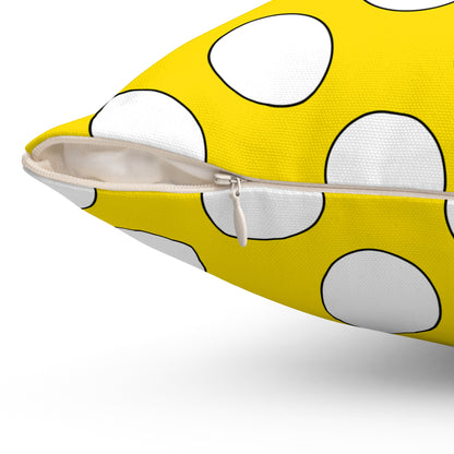 Vatican City Retro Polka Dots Cushion Pillow