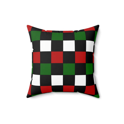 Kenya Retro Check Cushion Pillow