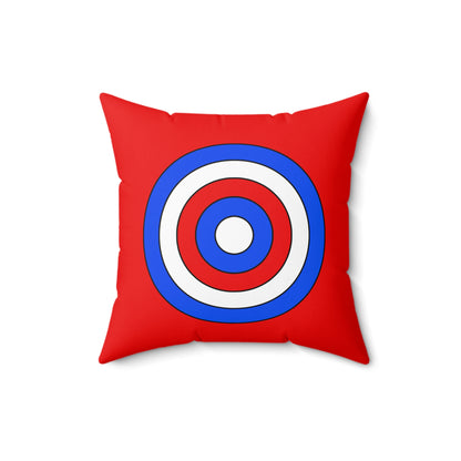 Puerto Rico Retro Target Cushion Pillow