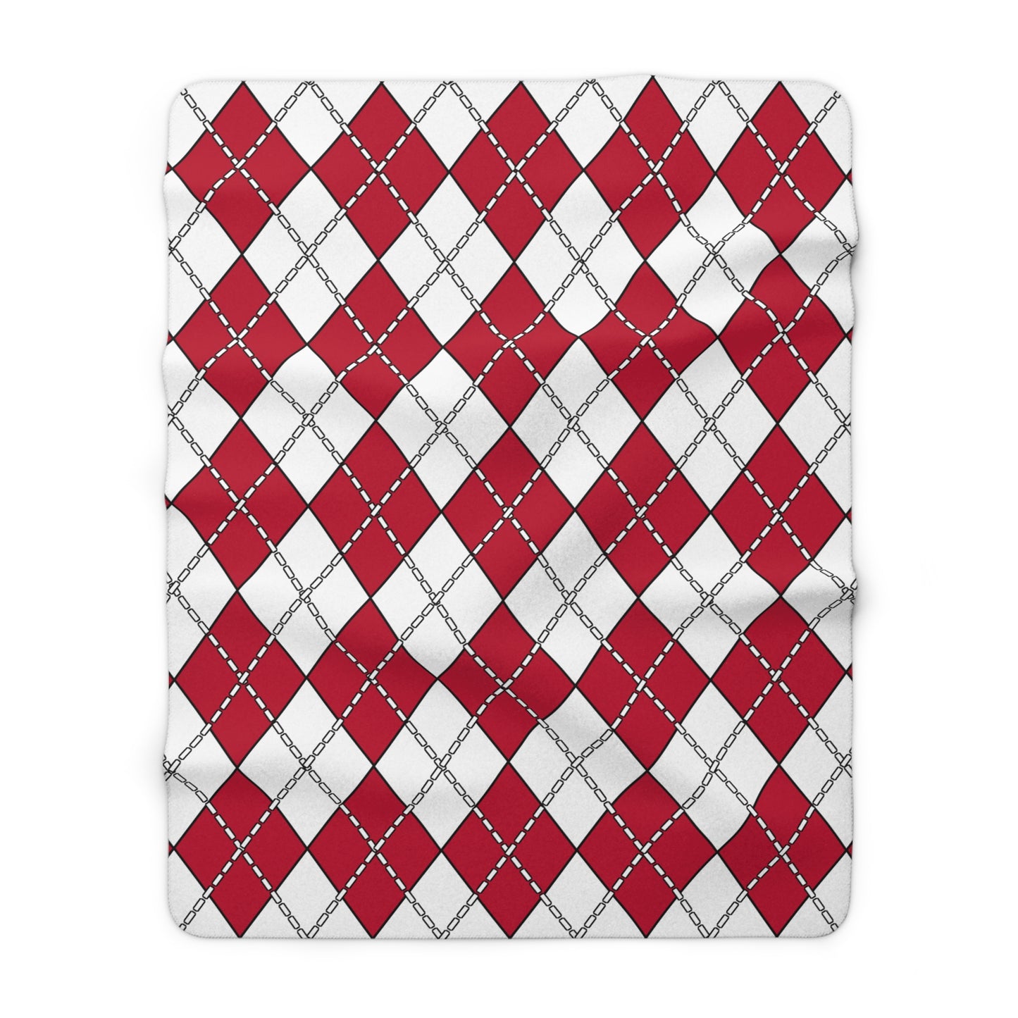 Japan Retro Argyle Blanket Throw