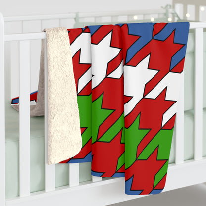 Namibia Retro Houndstooth Blanket Throw