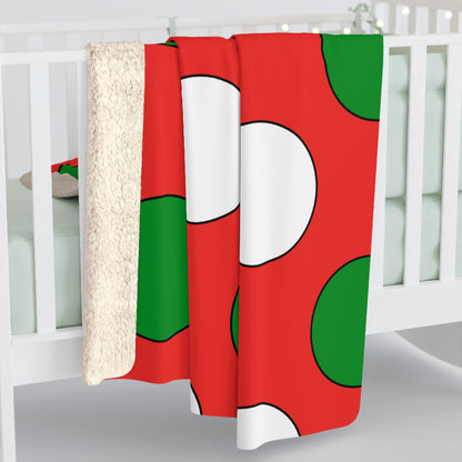 Oman Retro Polka Dots Blanket Throw