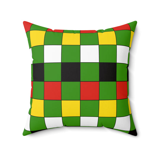 Guyana Retro Check Cushion Pillow