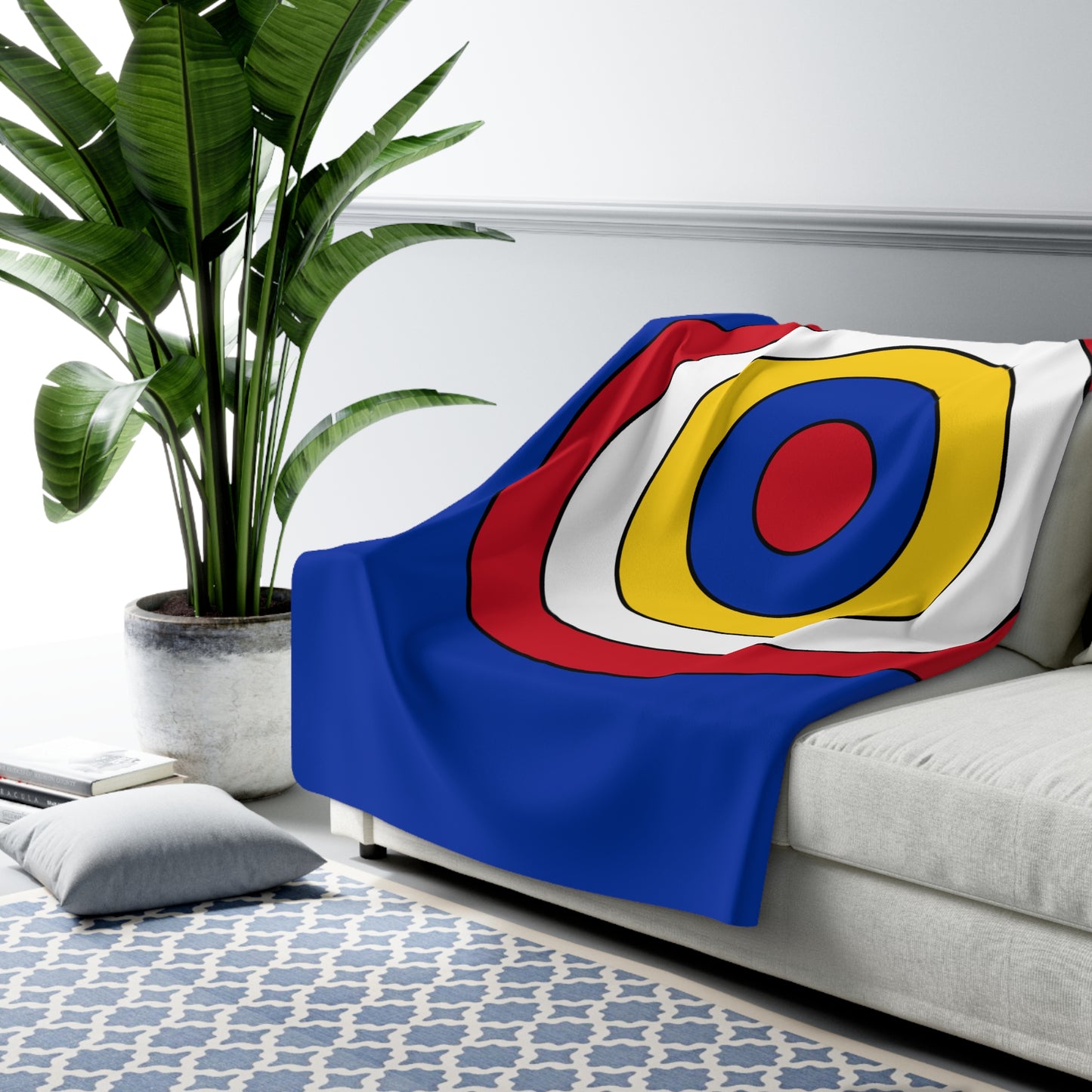 Philippines Retro Target Blanket Throw