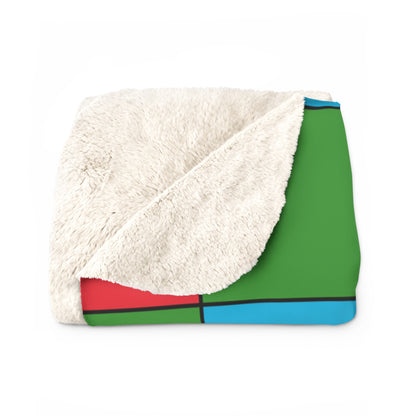 Azerbaijan Retro Check Blanket Throw