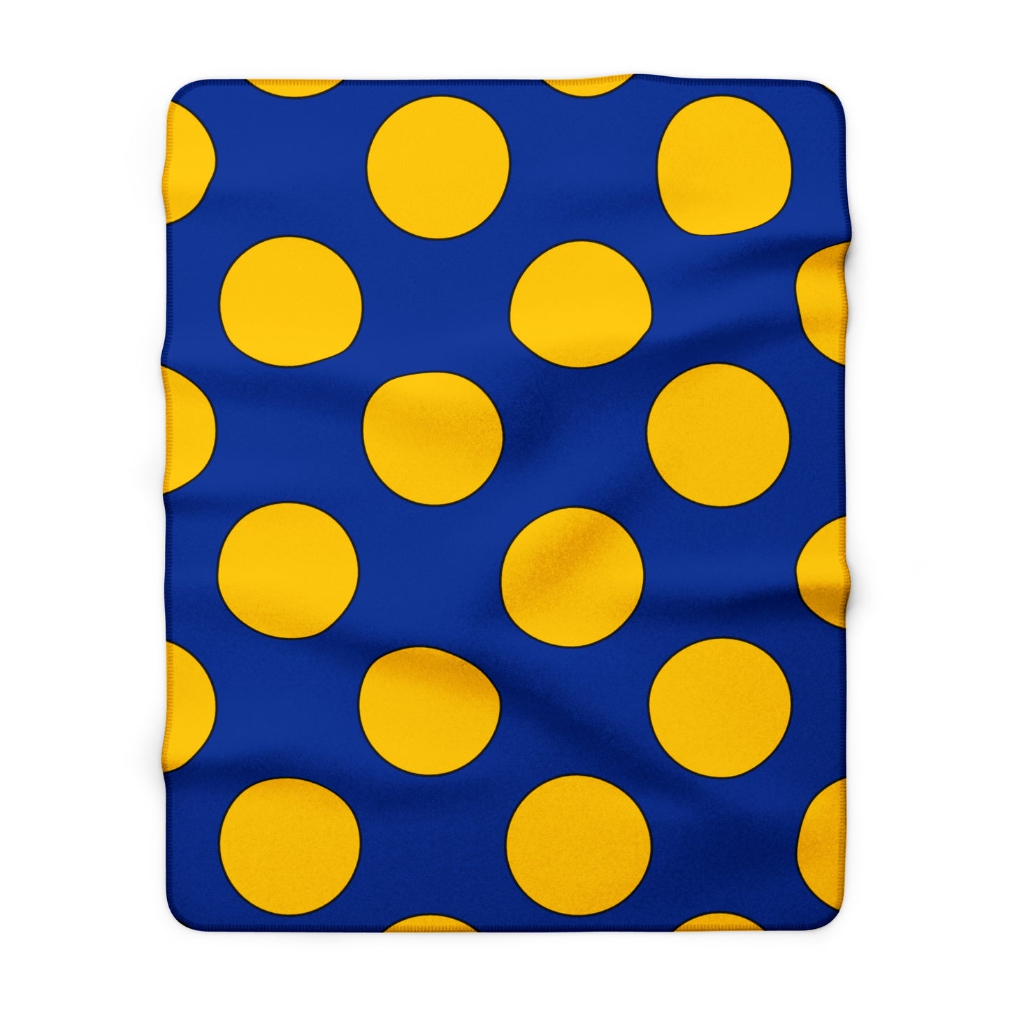 European Union Retro Polka Dots Blanket Throw