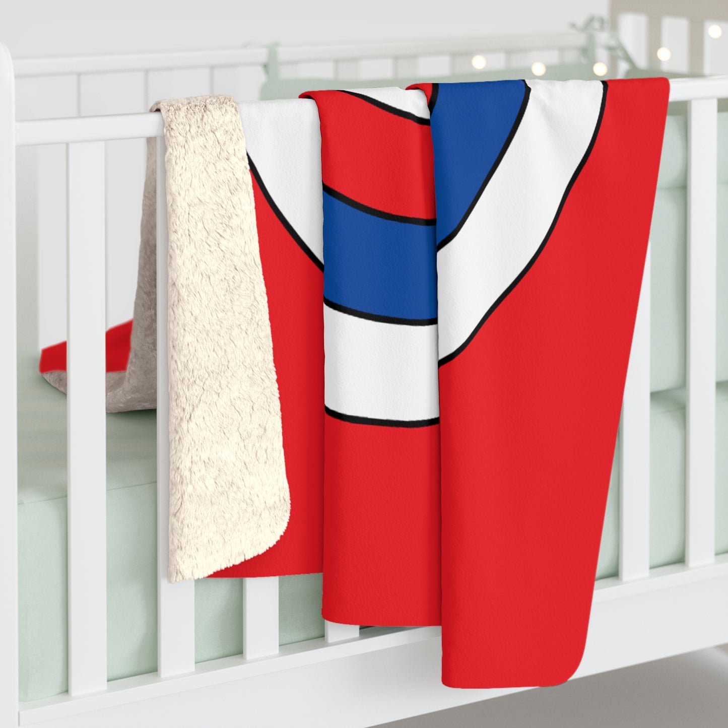 Slovakia Retro Target Blanket Throw