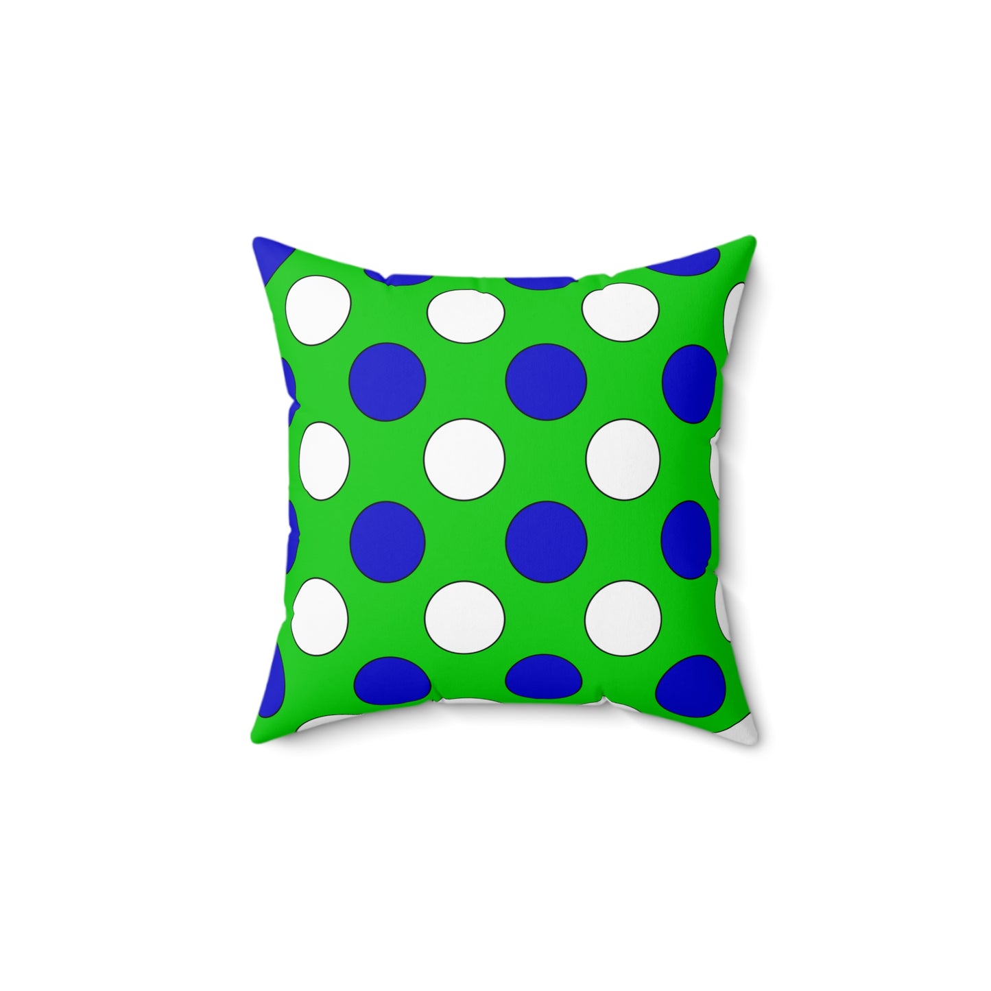 Sierra Leone Retro Polka Dots Cushion Pillow