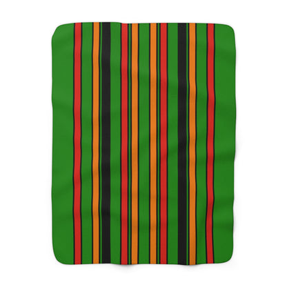 Zambia Retro Stripes Blanket Throw