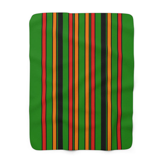 Zambia Retro Stripes Blanket Throw
