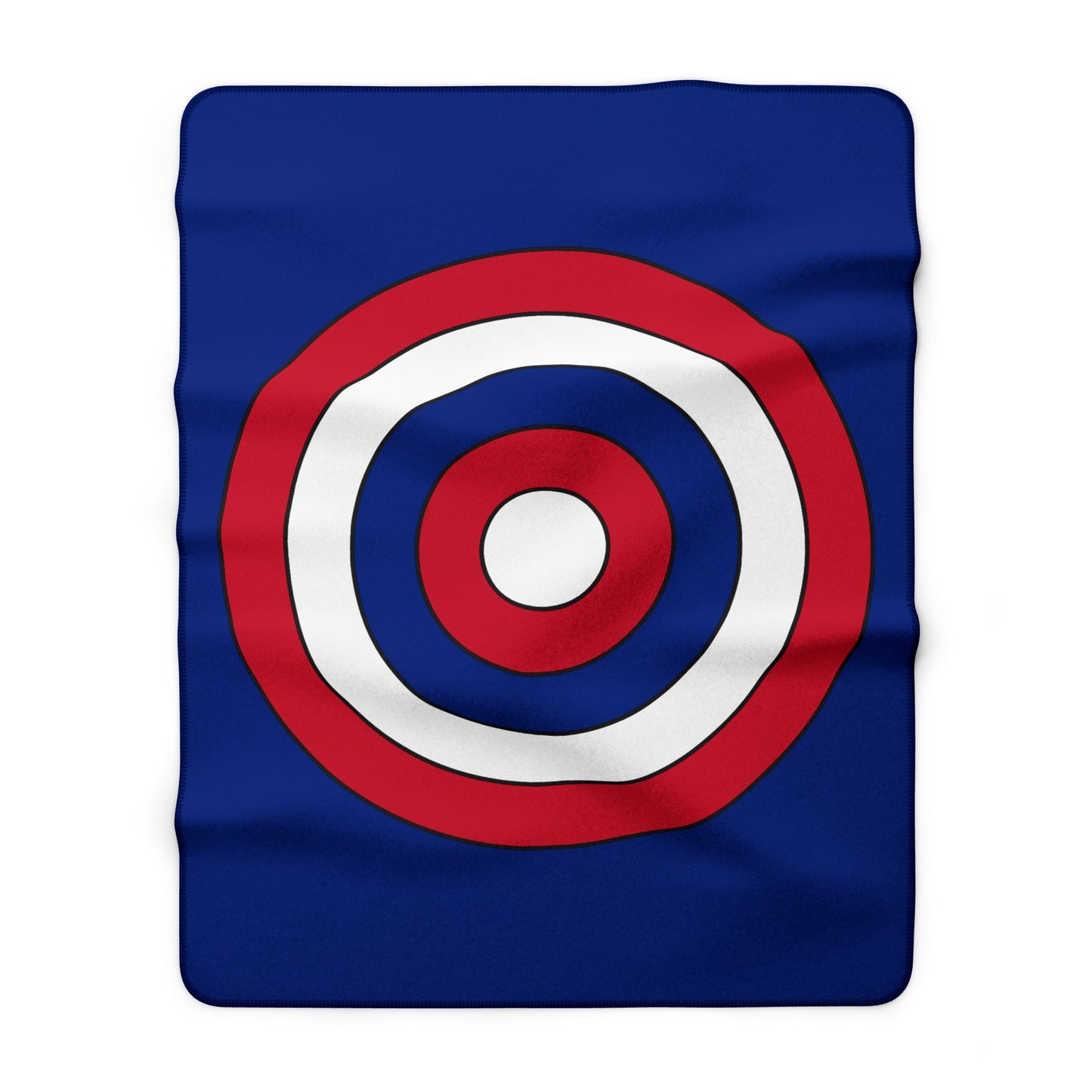 New Zealand Retro Target Blanket Throw