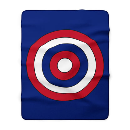 New Zealand Retro Target Blanket Throw