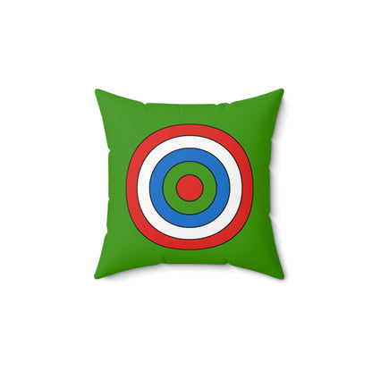 Equatorial Guinea Retro Target Cushion Pillow