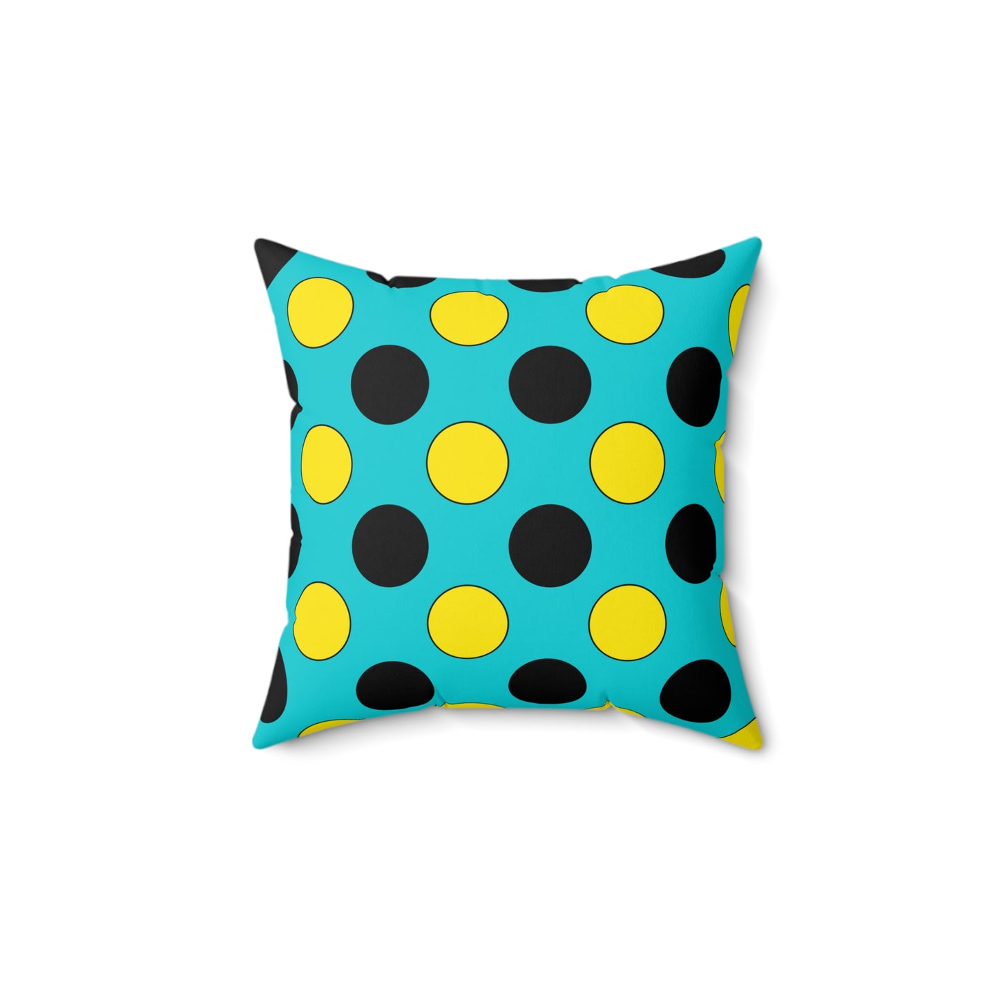 Bahamas Retro Polka Dots Cushion Pillow