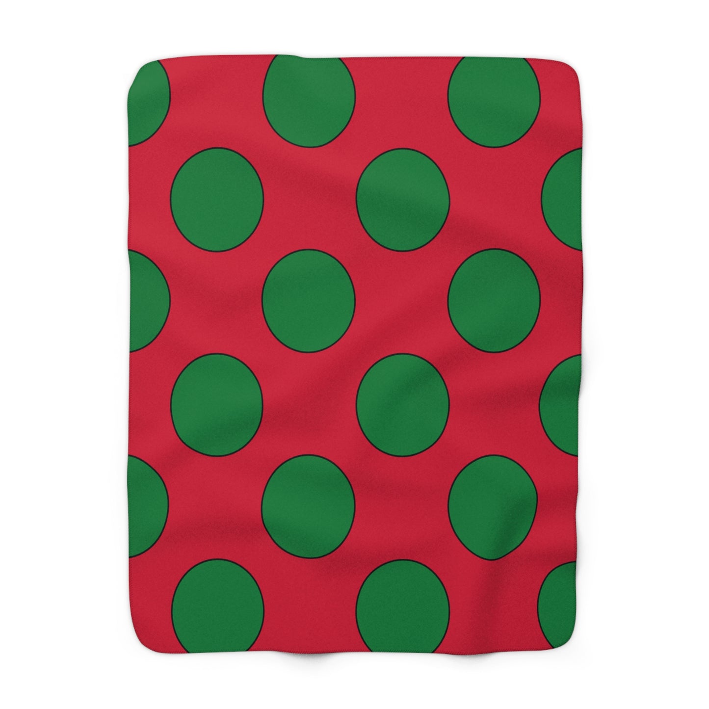 Maldives Retro Polka Dots Blanket Throw