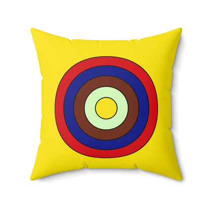 Ecuador Retro Target Cushion Pillow
