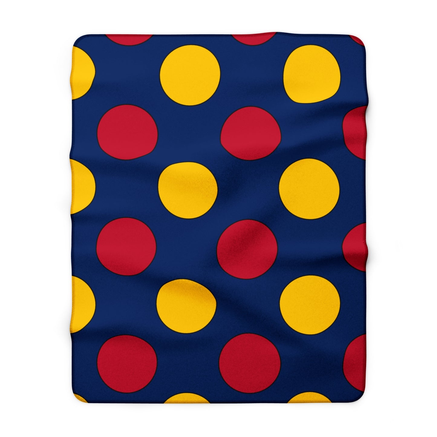 Chad Retro Polka Dots Blanket Throw