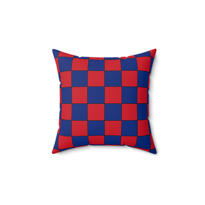 Liechtenstein Retro Check Cushion Pillow