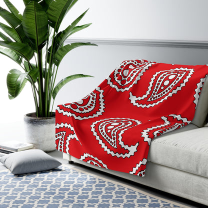 Turkiye Retro Paisley Blanket Throw