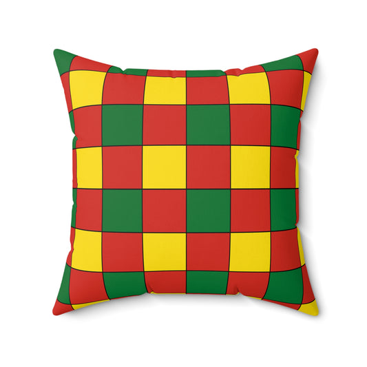 Bolivia Retro Check Cushion Pillow