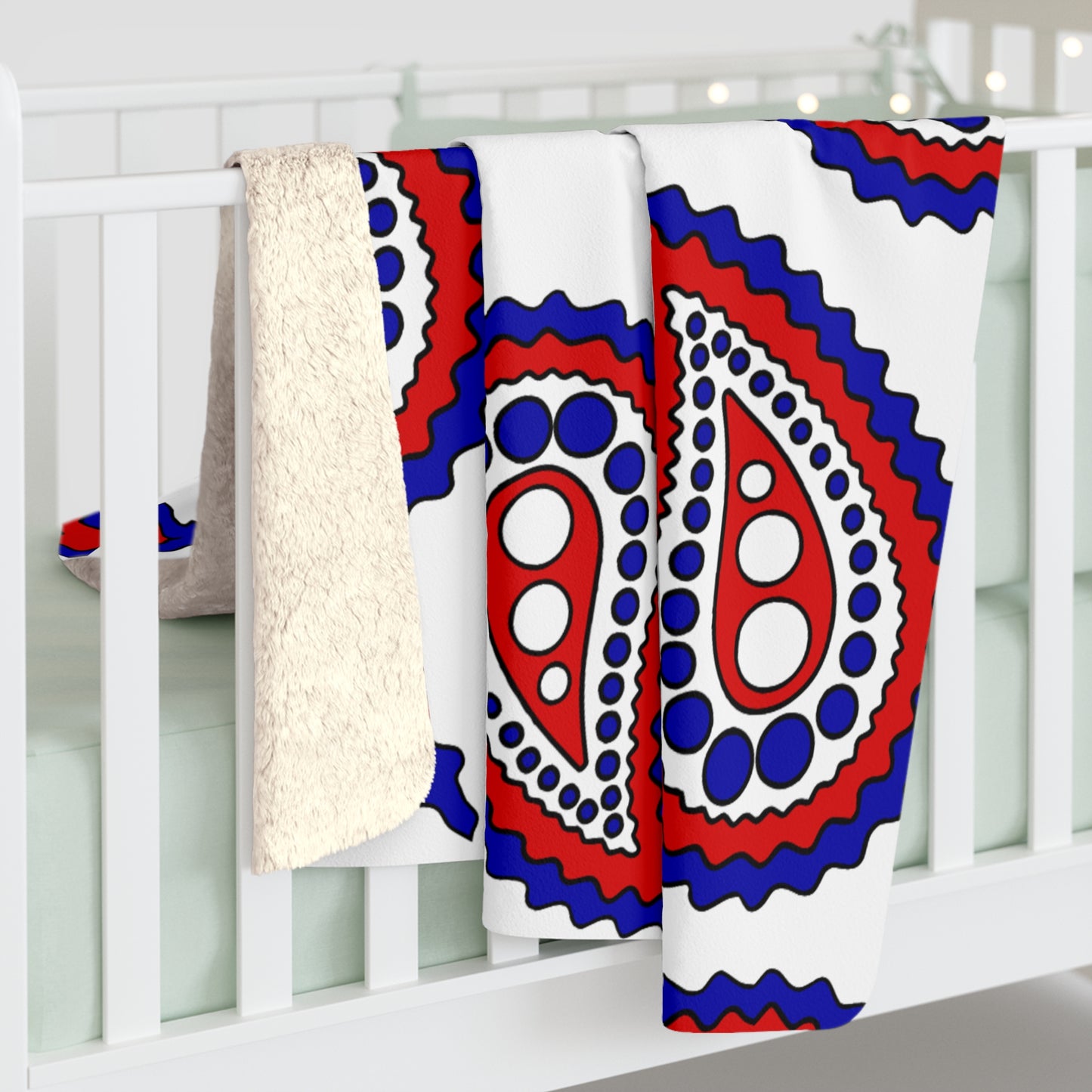 Panama Retro Paisley Blanket Throw