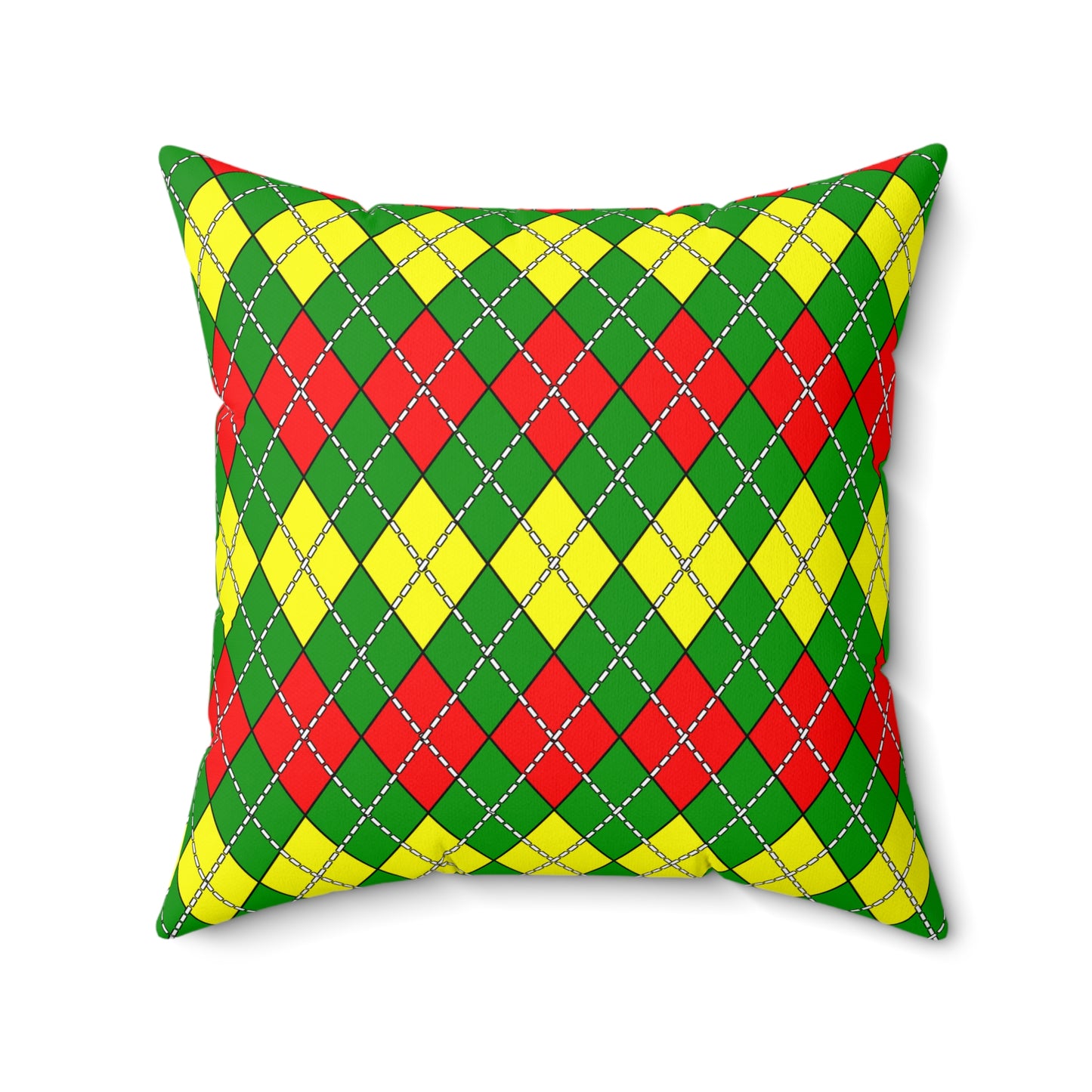 Guinea Retro Argyle Cushion Pillow