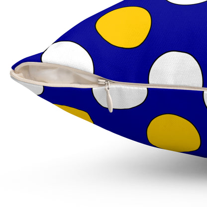 Bosnia And Herzegovina Retro Polka Dots Cushion Pillow